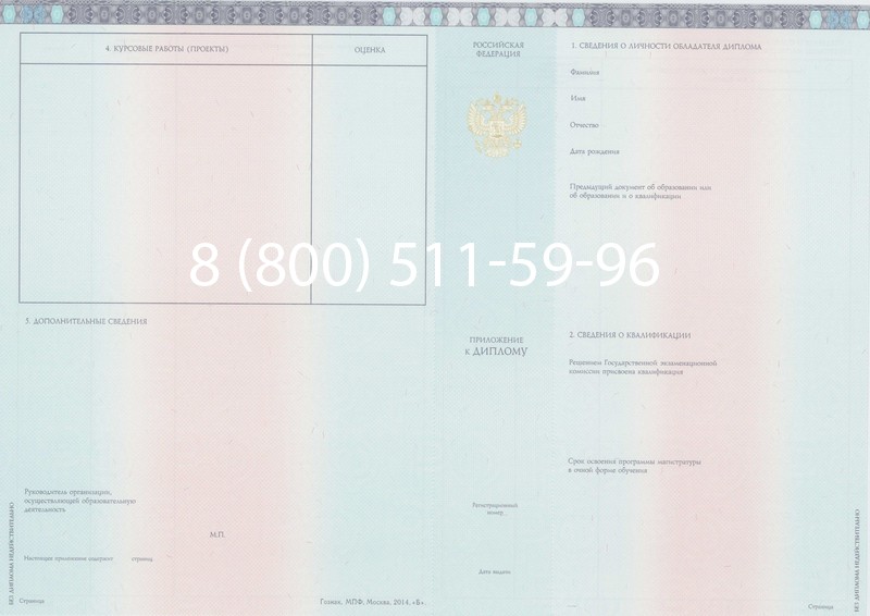 Заказать Диплом магистра 2014-2024 года в Рубцовске